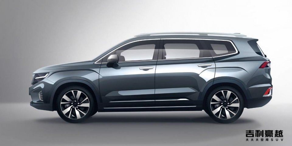 大大大空间SUV 吉利豪越外观设计图曝光