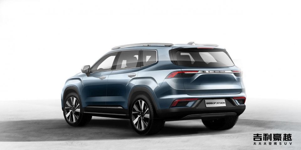 大大大空间SUV 吉利豪越外观设计图曝光