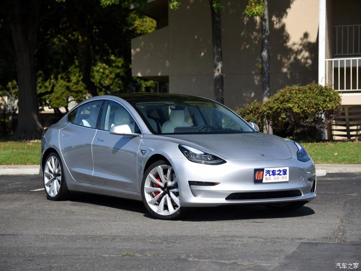 特斯拉 Model 3 2019款 Performance高性能全轮驱动版